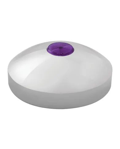 GG20203 - 7-1/4" I.D. CR. REAR HUB CAP W/PURPLE REFLECTOR
