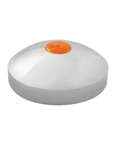 GG20210 - 8" I.D. CR. REAR HUB CAP W/AMBER REFLECTOR