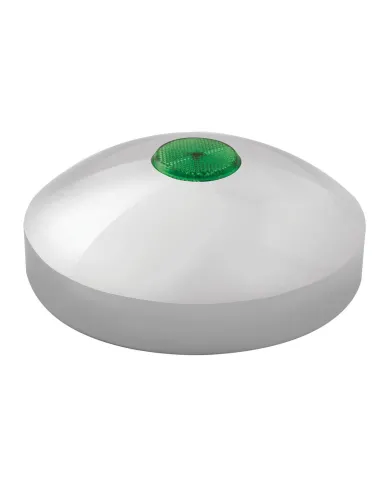 GG20212 - 8" I.D. CR. REAR HUB CAP W/GREEN REFLECTOR