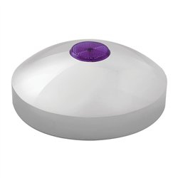 GG20213 - 8" I.D. CR. REAR HUB CAP W/PURPLE REFLECTOR