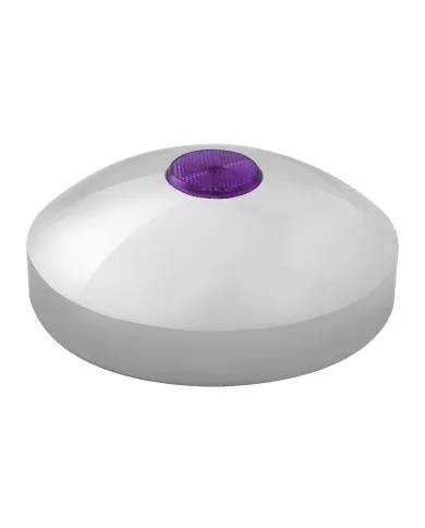 GG20213 - 8" I.D. CR. REAR HUB CAP W/PURPLE REFLECTOR