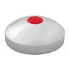 GG20214 - 8" I.D. CR. REAR HUB CAP W/RED REFLECTOR