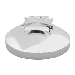 GG20274 - 8" CR. REAR IRON CROSS HUB CAP 