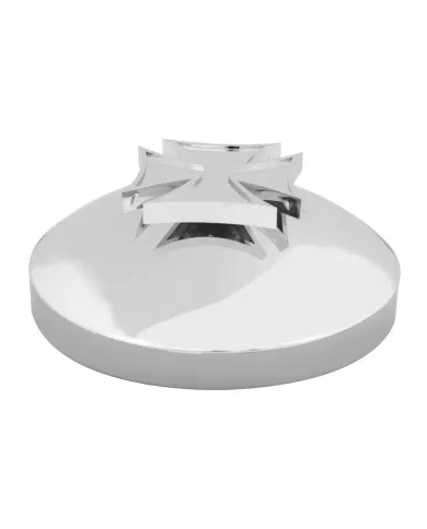 GG20274 - 8" CR. REAR IRON CROSS HUB CAP 