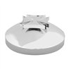 GG20274 - 8" CR. REAR IRON CROSS HUB CAP 