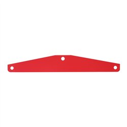 GG30040 - RED 24" X 4" PLASTIC BACKING SHEET INSERT