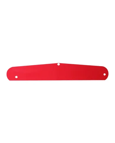 GG30062 - 24"X4" RED PLASTIC BACKING SHEET FOR FL BOTTOM PLATE