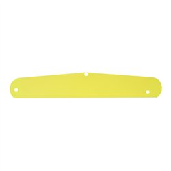 GG30063 - 24"X4" YELLOW PLASTIC BACKING SHEET FOR FL BOTTOM PLATE