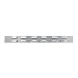 GG30153 - CR. 24" X 2-3/8" LOUVER TOP PLATE W/4 HOLES & HARDWARE