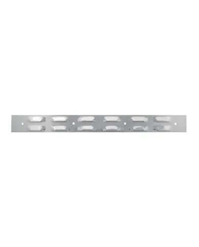 GG30153 - CR. 24" X 2-3/8" LOUVER TOP PLATE W/4 HOLES & HARDWARE