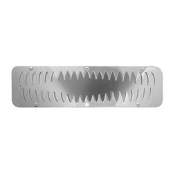 GG30191 - 24" X 6" SS SHARK TEETH BOTTOM PLATE W/O BACKING PLATE