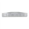 GG30294 - S.S. 24" X 5" LOUVER BOTTOM PLATE W/BACKING PLATE