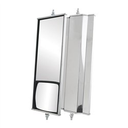 GG33230 - S.S. 6" X 16" WEST COAST MIRROR W/ CONVEX MIRROR