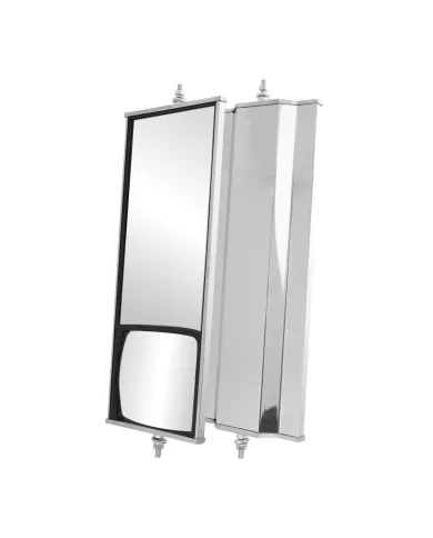 GG33230 - S.S. 6" X 16" WEST COAST MIRROR W/ CONVEX MIRROR