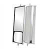 GG33230 - S.S. 6" X 16" WEST COAST MIRROR W/ CONVEX MIRROR