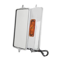 GG33311 - S.S. 7" X 16" OEM WEST COAST HEATED & LIGHTED MIRROR