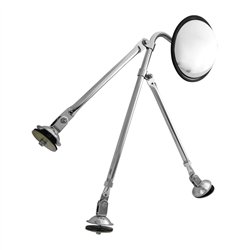 GG33324 - CR TRIPOD FENDER MOUNT BRACKET W/8.5" ANGLE CONVEX MIRROR