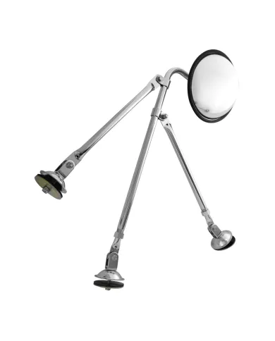 GG33324 - CR TRIPOD FENDER MOUNT BRACKET W/8.5" ANGLE CONVEX MIRROR