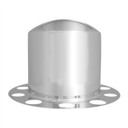 GG40100 - CR. 2 PCS. REAR AXLE COVER SET FOR 8 HOLES UNI-MOUNT WHEEL