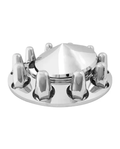 GG40132 - CR. ABS FRONT CONE AXLE COVER W/PUSH-IN 1.5" NUT COVER