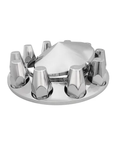 GG40133 - CR. ABS FRONT CONE AXLE COVER W/PUSH-IN 33 M/M NUT COVER