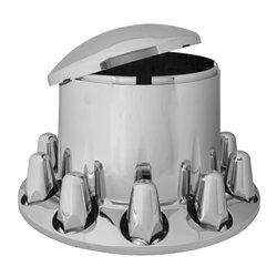 GG40140 - CR. ABS REAR AXLE COVER W/ PUSH-IN 1.5" NUT COVER