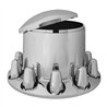 GG40140 - CR. ABS REAR AXLE COVER W/ PUSH-IN 1.5" NUT COVER