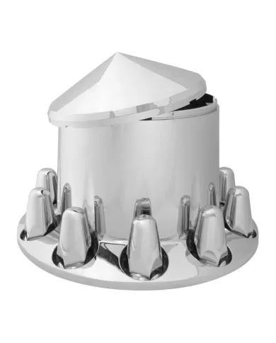 GG40142 - CR. ABS REAR CONE AXLE COVER W/PUSH-IN 1.5" NUT COVER
