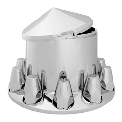 GG40143 - CR. ABS REAR CONE AXLE COVER W/PUSH-IN 33 M/M NUT COVER