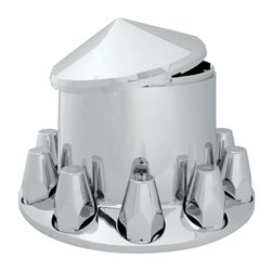 GG40145 - CR. ABS REAR CONE AXLE COVER W/SCREW-IN 33 M/M NUT COVER