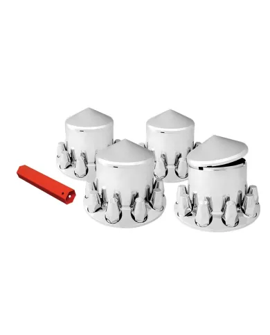 GG40241 - CR. PL. CONE AXLE COVER KIT 4 REARS & 33MM SCREW-ON CVRS