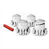 GG40241 - CR. PL. CONE AXLE COVER KIT 4 REARS & 33MM SCREW-ON CVRS