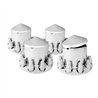 GG40245 - CR. PL. CONE AXLE COVER KIT 4 REARS & 1-1/2" PUSH-ON COVER