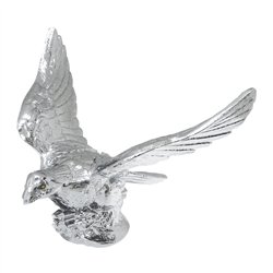 GG48021 - 6" X 4" FLYING EAGLE W/ ILLUMINATED AMBER EYES
