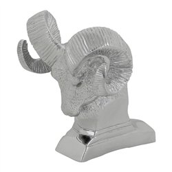 GG48052 - CR. RAM'S HEAD HOOD ORNAMENT NON-ILLUMINATED