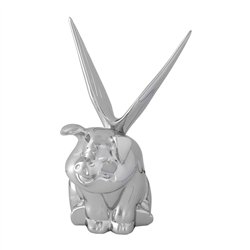 GG48200 - CR. SMILING PIG W/BOLT-ON WINGS HOOD ORNAMENT