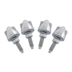 GG50522 - CR. BULLET W/3 WINGS NUT SET 