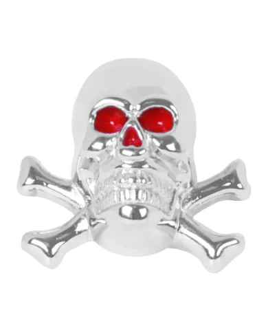 GG50551 - CR. DIE CAST SKULL LICENSE PLATE BOLT W/BONE