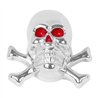 GG50551 - CR. DIE CAST SKULL LICENSE PLATE BOLT W/BONE