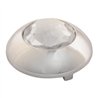 GG51982 - CR. PLASTIC 1-1/16" O.D. BUTTON COVER W/CLEAR CRYSTAL FOR KW