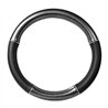 GG54015 - 18" DELUXE STEERING WHEEL CVR BLACK CARBON W/ CHROME TRIM