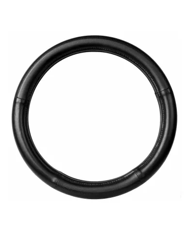 GG54026 - 20" DELUXE STEERING WHEEL CVR BLACK W/ BLACK STITCHING