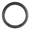 GG54036 - 18" DELUXE STEERING WHEEL CVR BLACK W/ BLACK CARBON TRIMS