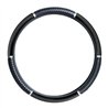 GG54044 - 18" STEERING WHEEL COVER MATTE BLACK W/BLACK HAND GRIPS