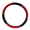GG54046 - 18" STEERING WHEEL COVER RED W/ BLACK HAND GRIPS