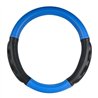 GG54052 - 18" DELUXE+ STEERING WHEEL CVR MATTE BLUE W/BLACK COMFORT PAD