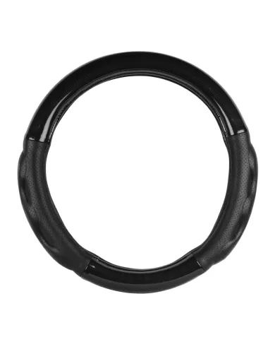 GG54056 - 18" DELUXE+ STEERING WHEEL CVR BLACK CARBON W/COMFORT PAD