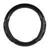 GG54056 - 18" DELUXE+ STEERING WHEEL CVR BLACK CARBON W/COMFORT PAD