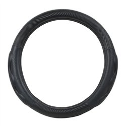 GG54059 - 18" DELUXE+ STEERING WHEEL CVR MATTE CARBON FIBER W/ COMFORT