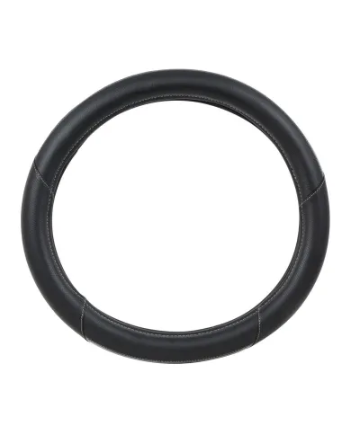 GG54066 - 18" DELUXE STEERING WHEEL CVR CENTER GRAY & BLACK